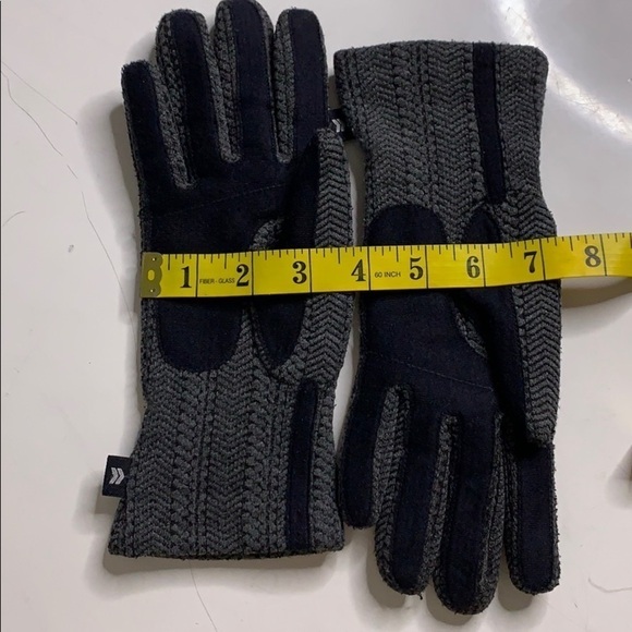 Charcoal Grey Sweater Knit Women’s S/M gloves women’s winter accessory - Picture 6 of 7